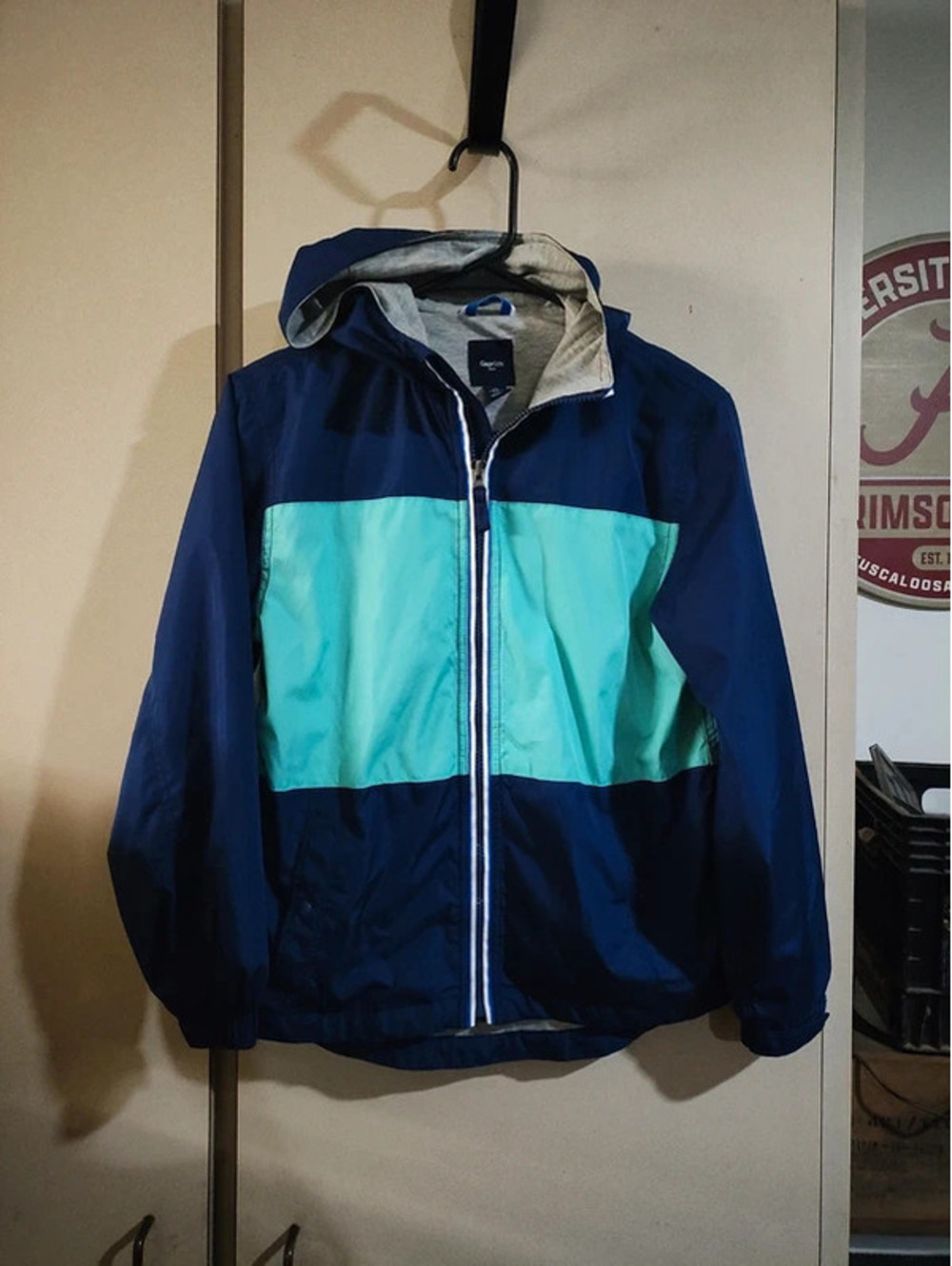 GAP Kids size Large Hooded windbreaker zip soft lined